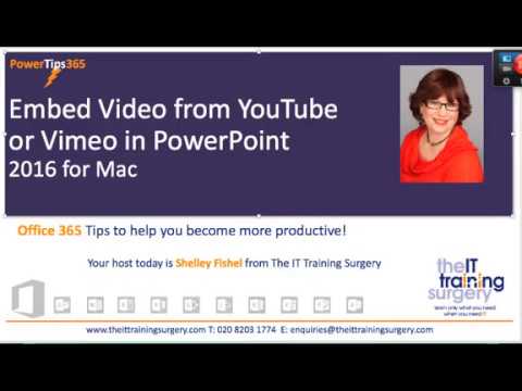 Is There A Way To Insert Youtube Video In Powerpoint For Mac