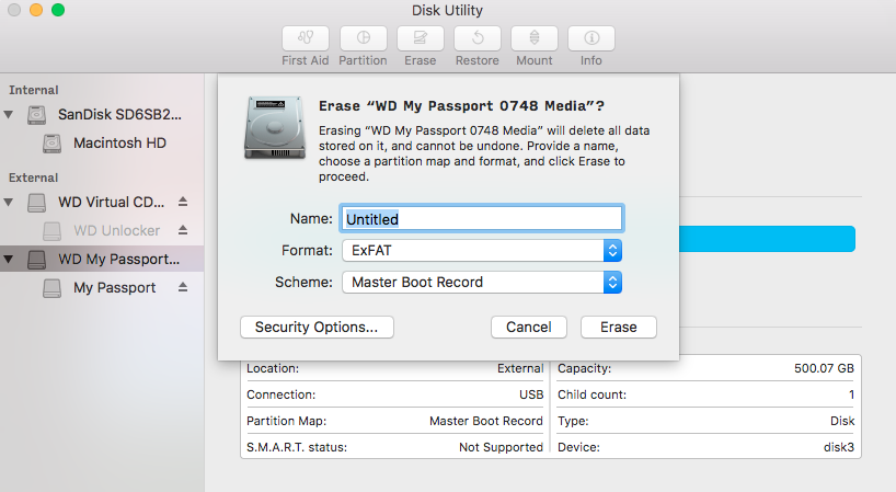 My Passport For Mac Not Initialized